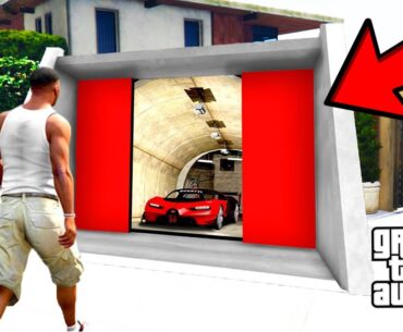 Franklin Found THE MOST SECRET TUNNEL Near Franklin's House in GTA 5 | SHINCHAN and CHOP