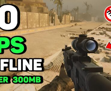 10 Best Offline Fps Games Under 300MB For Android iOS 2024 PART 2 | FPS OFFLINE HD GRAPHIC