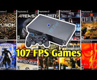 Best 107 FPS Games for PS2