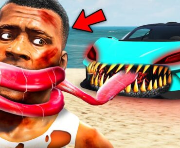 GTA 5 : Franklin's New Car Is A Cursed Killer Car GTA 5 !
