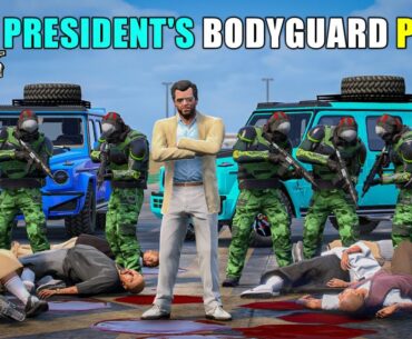 GTA 5 : MICHAEL PRESIDENT'S BODYGUARD POWER || BB GAMING