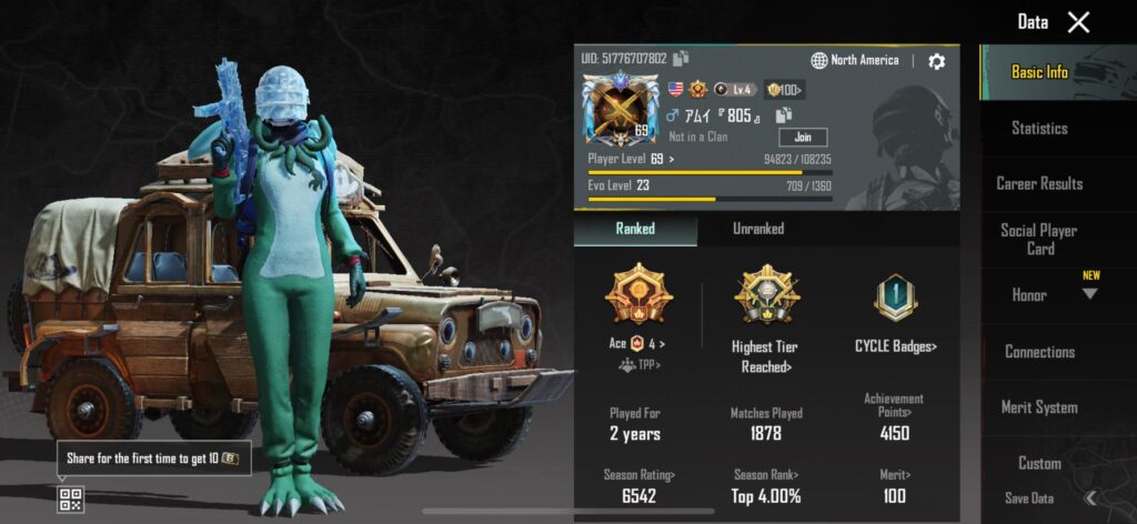 Ranked teammates ?