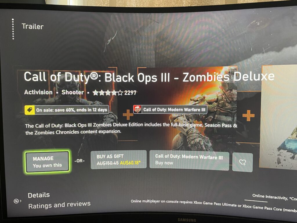 Almost bought BO3 last week for zombies, glad I waited. Almost bought BO3 last week for zombies, glad I waited.
