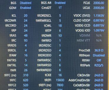 High FCLK?