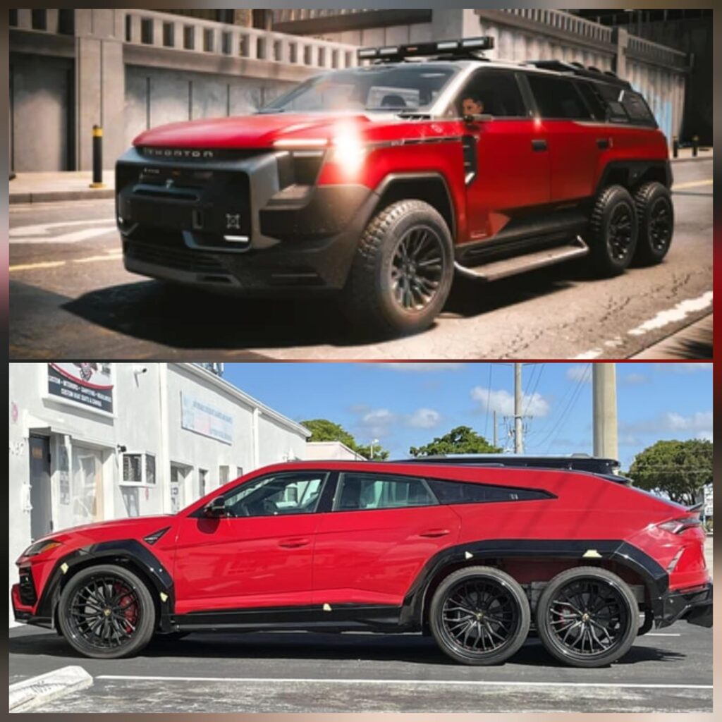 The new Lamborghini 6x6 Urus looks similar to the Thorton Merrimac, the future is here 👀