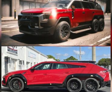 The new Lamborghini 6x6 Urus looks similar to the Thorton Merrimac, the future is here 👀