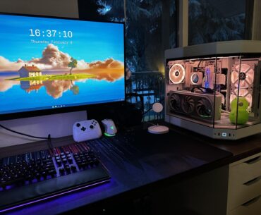 New desk and upgraded PC.