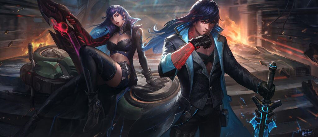Light and Excelsus, art commission for my client.