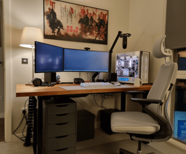 Custom standing desk upgrade