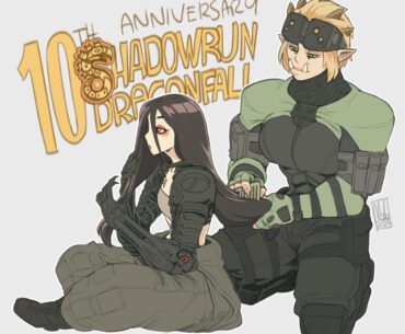 Shadowrun: Dragonfall came out ten years ago - Best girls Glory and Eiger - by bigmsaxon