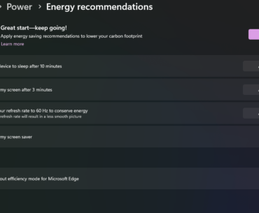Microsoft wants us to play on 60 Hz so that our carbon footprint is lower.