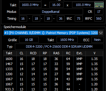 What memory die type is my RAM using? Want to get into Ram OC (Patriot Viper Steel DDR4 3200 Cl16