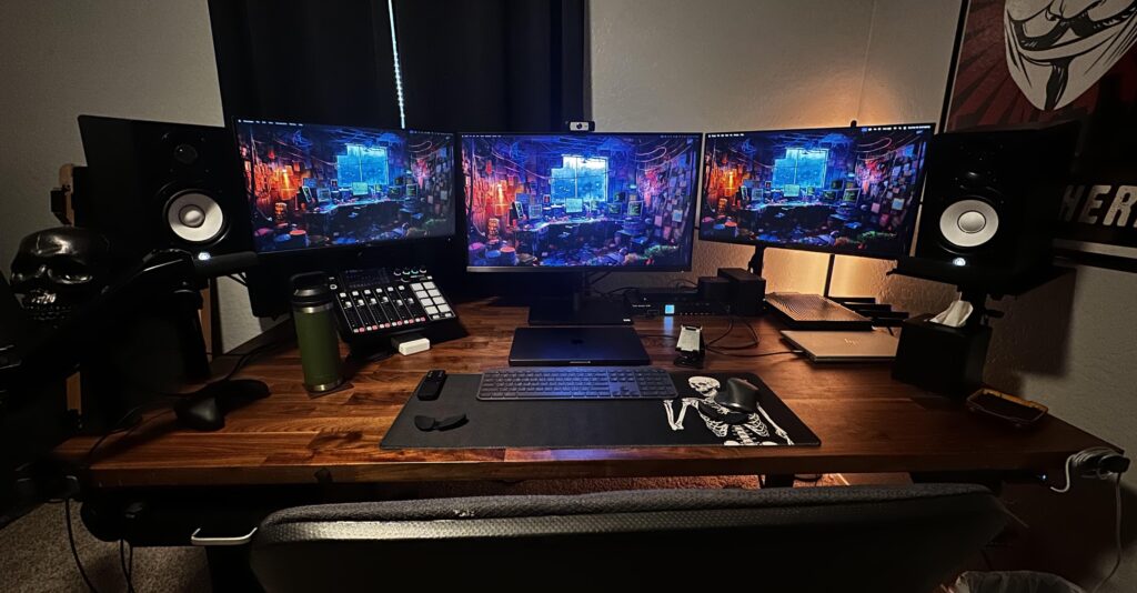 Work, editing, gaming. It all happens here.