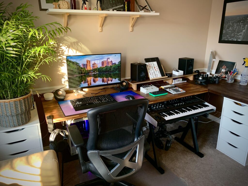 Morning setup Morning setup