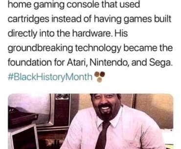 Had this pop up on my feed and felt that we should pay respects for the guy who made console gaming possible.
