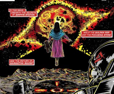 MOON as a vintage comic book