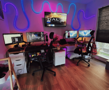His and hers gaming room! finally looks complete