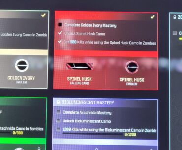This is for mw3z tonfas. What am I doing wrong. Why is the complete golden ivory mastery not checking ehrn I did everything on the golden ivory mastery?