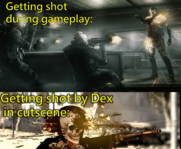Idk man I've grinded so much that V can probably eat a few sniper rounds in the head, but...