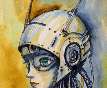 Retrofits, watercolor and ink, (OC)