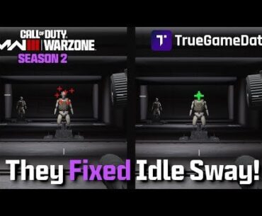A lot of people seem confused over what exactly was fixed, and NOT fixed regarding aim sway in the latest update.