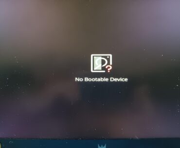 No bootable device "acer predator helios 300"