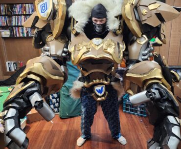 Reinhardt cosplay upper body