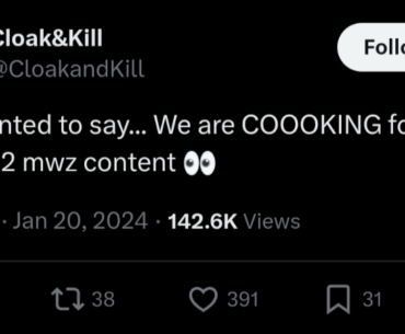 *THROWBACK THURSDAY* "Just wanted to say... We are COOOKING for season 2 mwz content" - (Associate Game Designer @ IW)