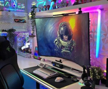 New monitor in the room- Samsung ARK 55"