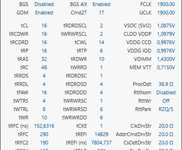 is there room to improve this ram oc ? (b-die 3600cl16)