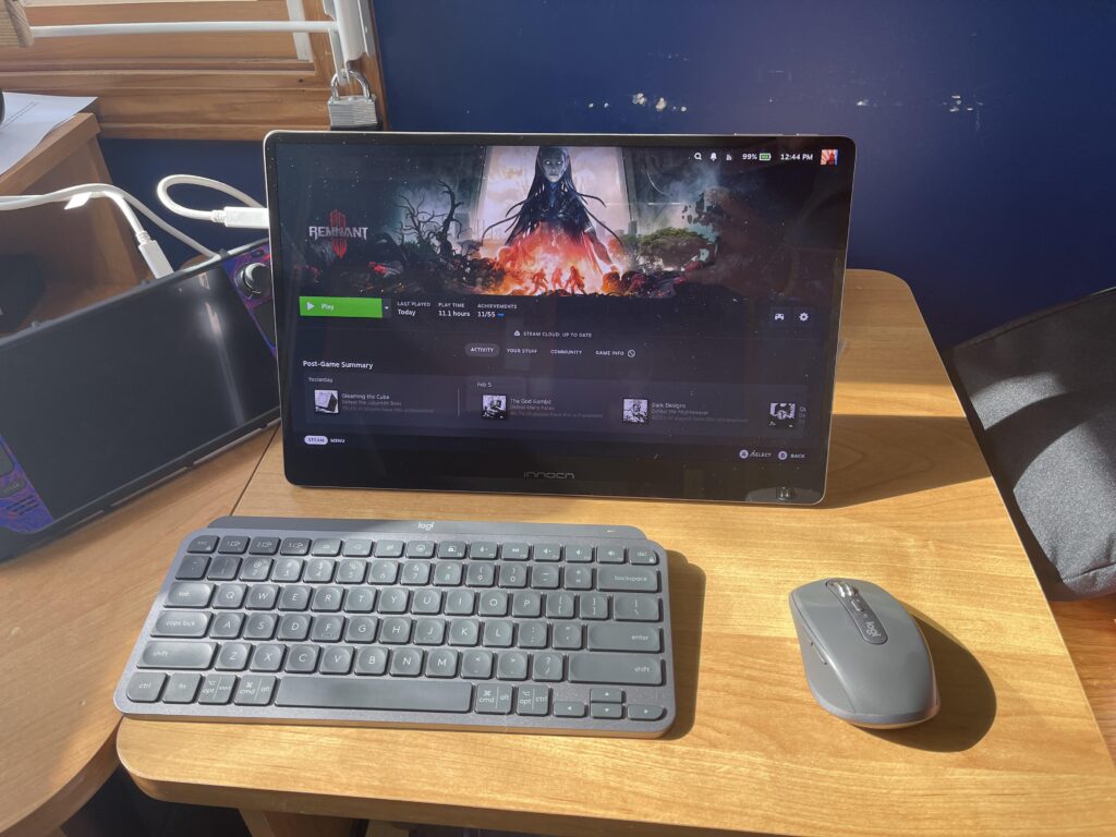 Rate my work lunchtime gaming setup