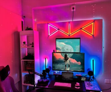 My work and entertainment setup
