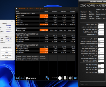 7600 CL34 config on a Z790 Aorus Master X (Rev 1.0), probably stable.