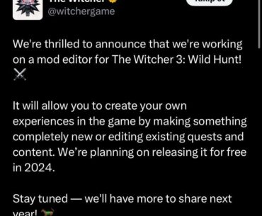 Should we expect this for Cyberpunk 2077 as well?