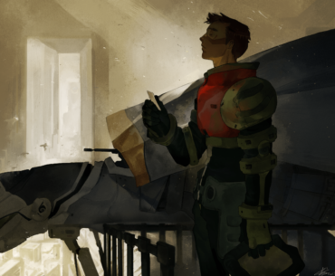 Einhänder Art by me. Inpired by the game concepts