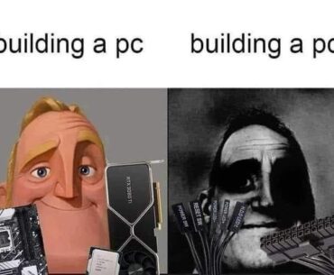 Building a PC is very easy.
