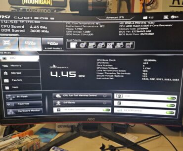 Ryzen 5 5600 MSI "Creator Genie" CPU overclock