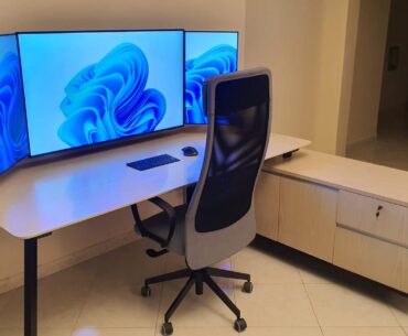 my ultimate developer multi-monitor work station . (more details in the comments)