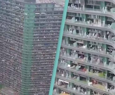 Cyberpunk is now: Inside ‘dystopian' apartment block where its 20,000 residents never need to go outside