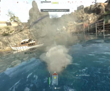 Driving over an enemy with a jetski does not yield the results you'd expect