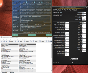 Nanya F-die NT5AD1024M8F3-GZ in KF3200C16D4/8GX OC