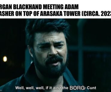 Karl Urban and Blackhand do looking strikingly similar