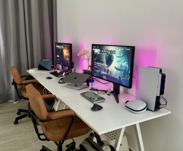 Our simple work/play setup