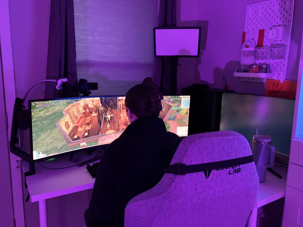 My mom has a better gaming setup than I do