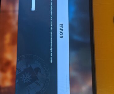 The hell is this? It worked fine 2 weeks ago when I had a friend over anyone have this happen before?