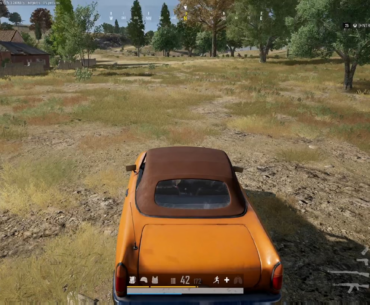 He had to hear me pull up, right?