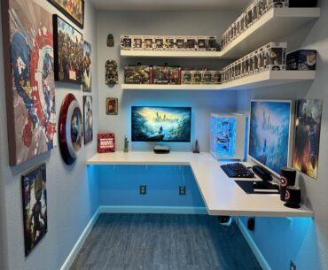 Marvel white command center battle station