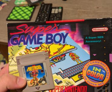 I can finally play Metroid II on the TV!