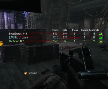 old bo1 clip, probably the only time i’ve gotten downed via friendly fire