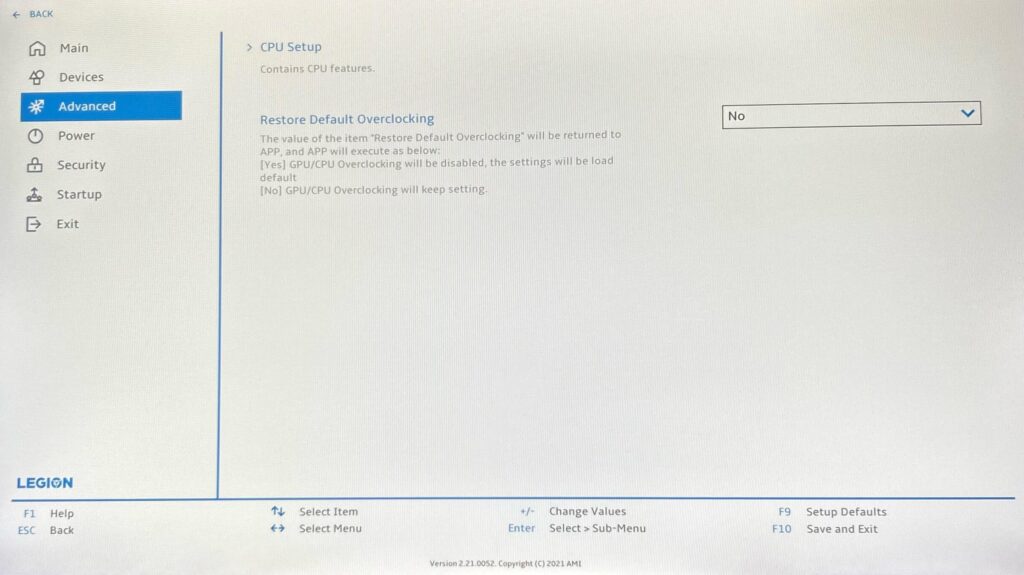 Where is the overclock/xmp/docp/expo setting?